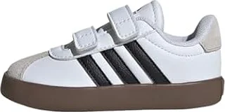 adidas Unisex Kids VL Court 3.0 Cloud White/Core Black/Grey One 6 UK Child 23 EU