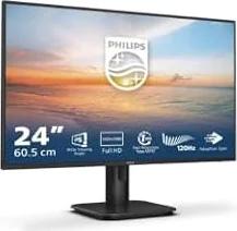 PHILIPS 24E1N1100A Monitor 24 Pulgadas 120Hz Panel IPS, 4ms GtG, Altavoces, (1920x1080 HDMI 1x 1.4) Negro
