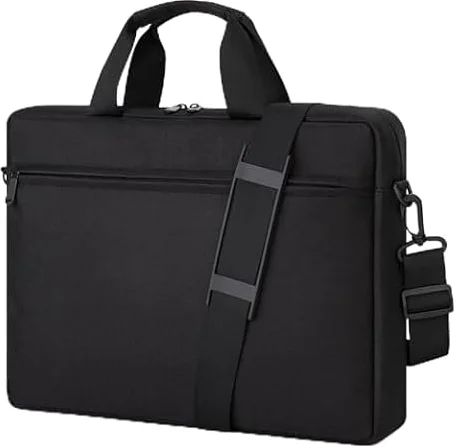 HEDUGO Bolso Portátil de 15,6 Pulgadas Funda de Ordenador con Correa, Bolso Messenger para Hombres y Mujeres Ideal para el Trabajo, Colegio y Viajes Compatible con Portátiles de 14 a 16 Pulgadas