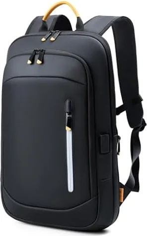 Lekespring Mochila Portatil 15.6 Pulgadas,12L-20L Expandible,Con Puerto USB