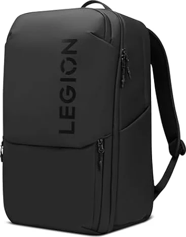 Lenovo - Mochila Gaming Legion 17" GB800 (Resistente al Agua, Capacidad Hasta 21 litros, Apertura de 180°, Bolsillos Para Ordenador, Tablet, Botellas de Agua, Correas Ergonómicas) - Color Negro
