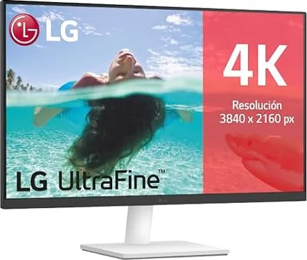 LG Monitor Ultrafine 27US500-W - 27'', IPS, 4K UHD, 60 Hz, HDR10, Blanco