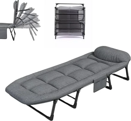 MAGIC SELECT Cama de Camping Acolchada 200x63cm