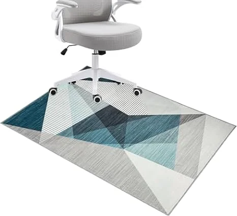 Honorstar Alfombrilla Protectora Suelo para Silla de Oficina Alfombra Antideslizante 90x120cm Silla Gaming Resistente a los Arañazos Alfombrilla Protección para Suelos Duros Laminado Parqué 1