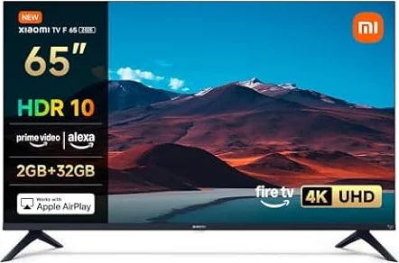 Xiaomi TV F 65 Pulgadas 2025, 4K UHD Smart TV Fire OS8 HDR10 L65MB-FAEU