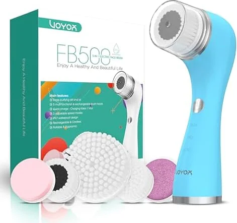 VOYOR Cepillo Eléctrico de Limpieza Facial 5 en 1 para Hombres y Mujeres
