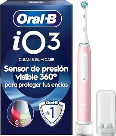 Oral-B iO 3N Cepillo de Dientes Eléctrico con 1 Cabezal, Rosa