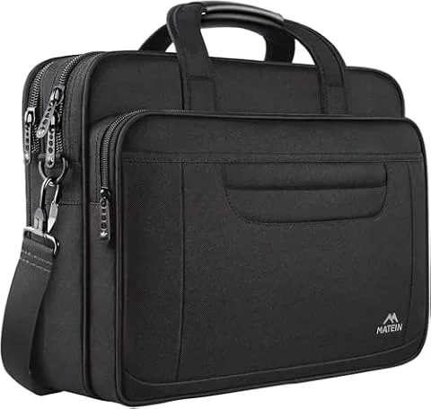 MATEIN Maletin Portatil 15,6 Pulgadas, Maletín Portátil para Hombre