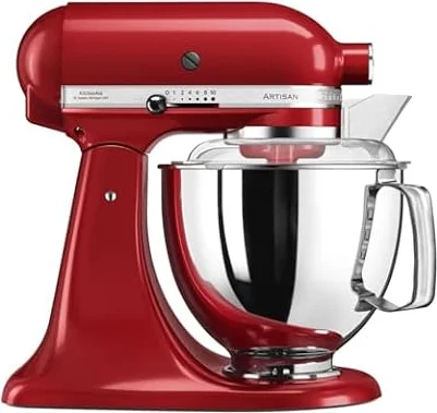KitchenAid Artisan Robot de Cocina 4,7L con accesorios Rojo imperial