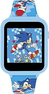 Sonic SNC4055 - Reloj Digital de Cuarzo para niño, rastreador de Fitness con Correa de Silicona, Azul, Juguetón
