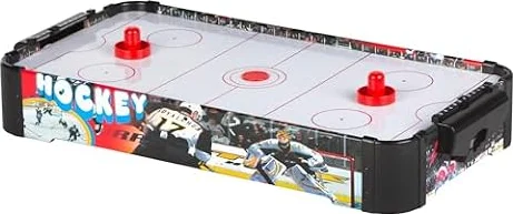 ColorBaby CB Games Juego Air Hockey Mesa, 69x36x10 cm, Madera Resistente, 2 Discos y 2 marcadores, para 2 Jugadores, Juegos sobremesa, Regalos y Juguetes Infantiles, + 6 años (43315)
