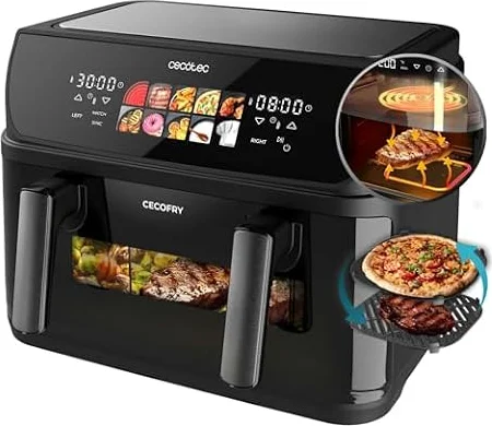 Cecotec Freidora de Aire 10 L Cecofry&Grill Duoheat 10000 2800W