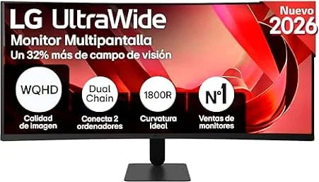 LG Monitor UltraWide 34U601B-B - 34'', 21:9, VA, Negro