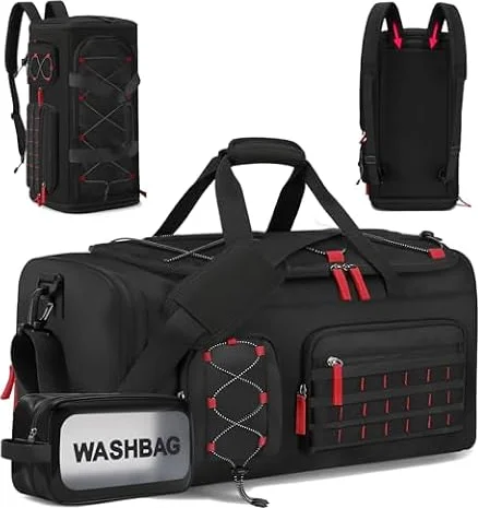 35L Bolsa Deportiva con Compartimento para Zapatos y Humeda, Hombre y Mujer