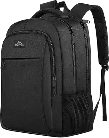 MATEIN Mochila Portatil Hombre Impermeable, Mochila Ordenador Portatil 15.6