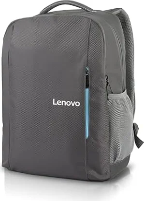Lenovo Mochila B515 para Ordenador Portátil de 15,6" (Resistente al Agua, Poliéster, Cremalleras Metálicas, Bolsillo de Seguridad, Uso Diario) - Color Gris