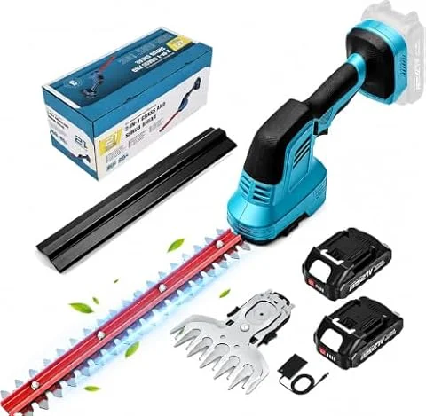 Yofuly 2 en 1 Cortasetos Bateria Compatible con Baterías Makita 18V