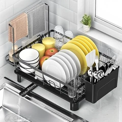 ViviDreamore Escurridor de Platos, Estante de Escurreplatos Cocina