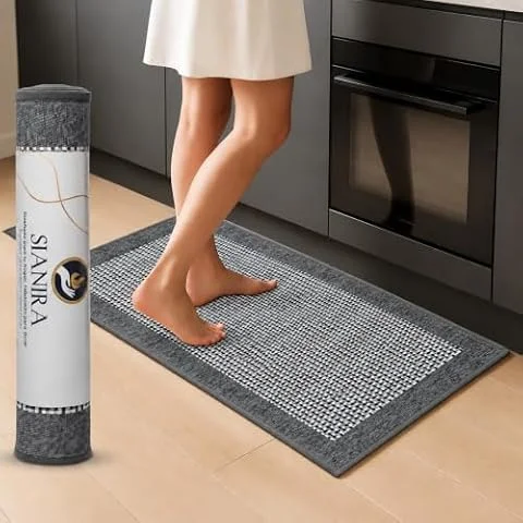 SIANIRA Alfombra Cocina Lavable Antideslizante (50x80cm) Alfombras Cocina