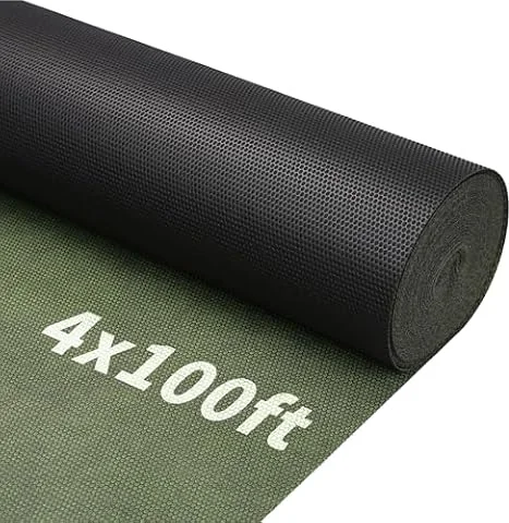 ECCOGREAT 1.2 x 30 M Tela para Control de Malezas, 90gsm Heavy Duty Non-Woven Landscape Fabric Weeds Control Mat, Weed Blocker Mat for Yard, Garden Bed, Orchard, Farm