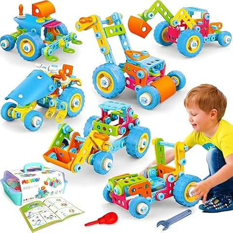 MOONTOY Bloques de Construcción Juguetes para Niños de 4 5 6 7 8 9+ Años y Mayores, 118 PCS Juguete Educativos, Aprendizaje de Juego Construcción Regalo de Juguete para 5 6 7 8 9 Niños y Niñas